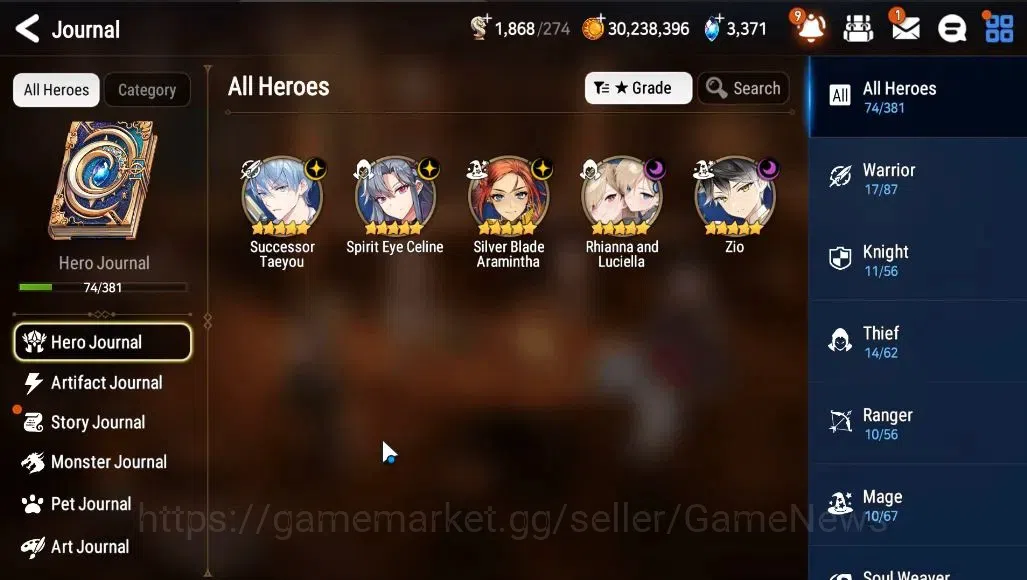 Epic Seven Accounts GLOBAL Unverif|New Era|2 ML (Rhinna&Luciella,STaey image 4