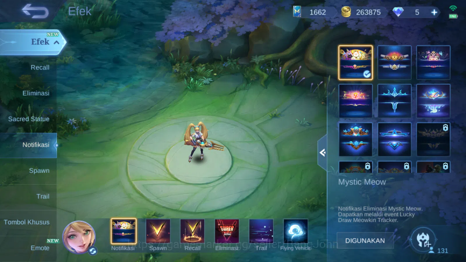 Mobile Legends: Bang Bang Accounts Others Hero 131 | skin 228 | sanrio floryn | lightborn fanny | lightborn alucard | 9th 11