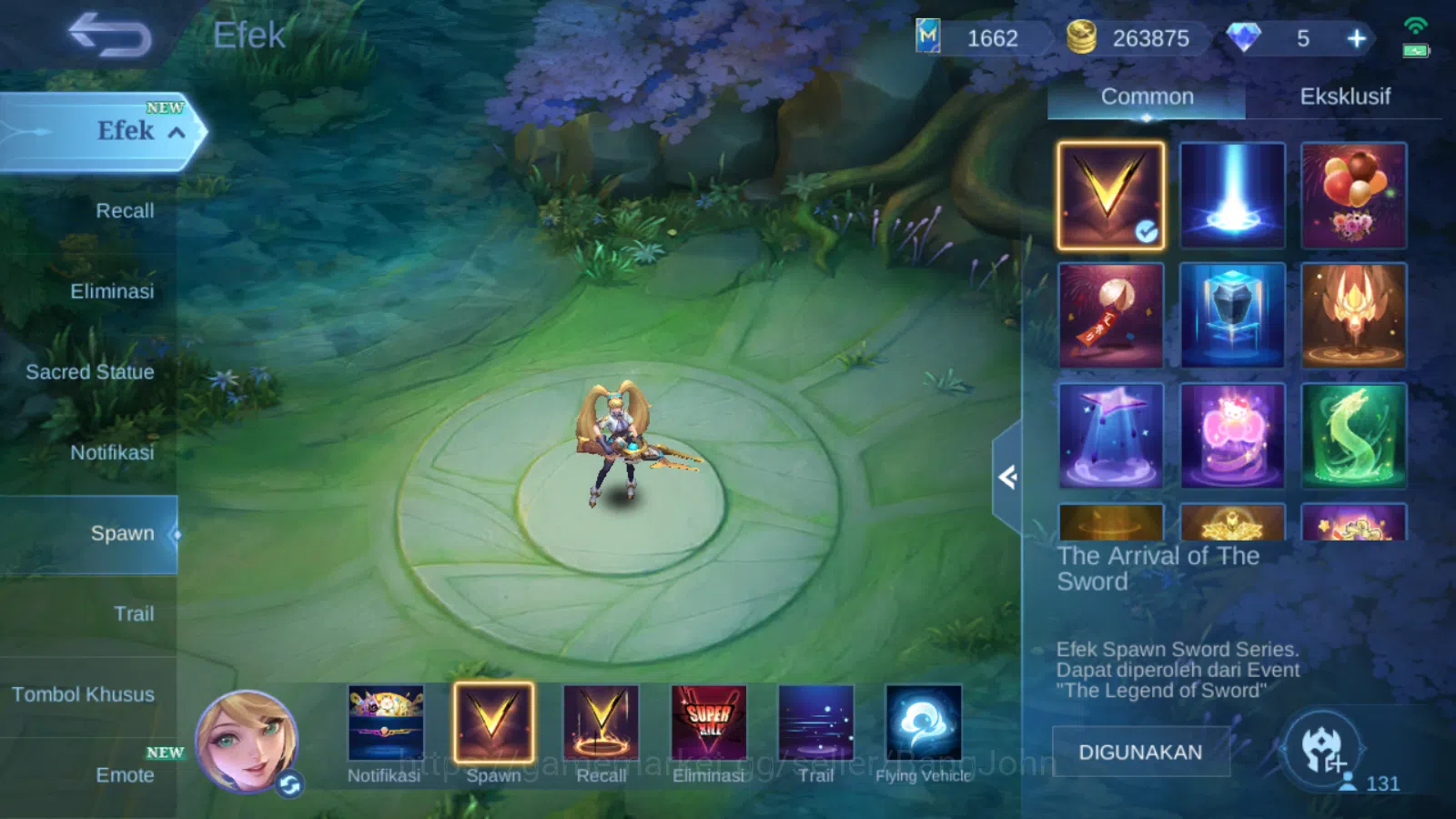 Mobile Legends: Bang Bang Accounts Others Hero 131 | skin 228 | sanrio floryn | lightborn fanny | lightborn alucard | 9th 12