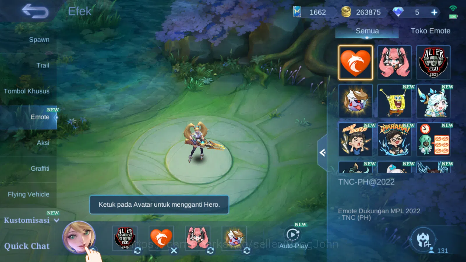Mobile Legends: Bang Bang Accounts Others Hero 131 | skin 228 | sanrio floryn | lightborn fanny | lightborn alucard | 9th 13