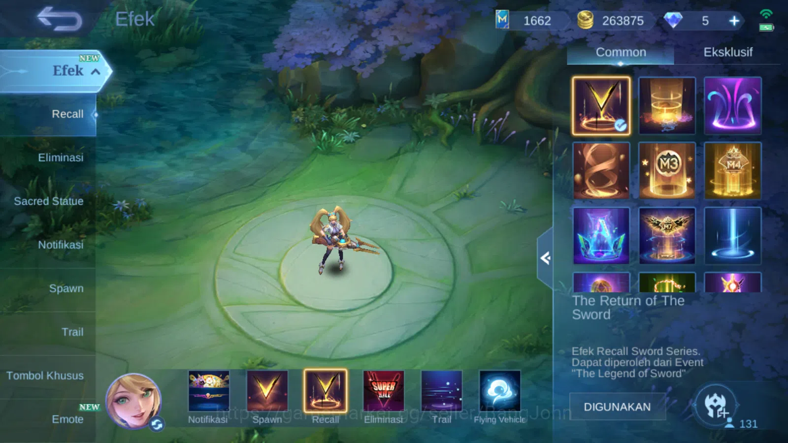 Mobile Legends: Bang Bang Accounts Others Hero 131 | skin 228 | sanrio floryn | lightborn fanny | lightborn alucard | 9th 9