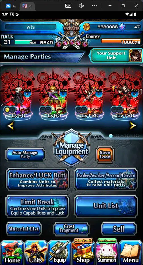 Grand Summoners Accounts GLOBAL|13 Ascend|Summer Miyu,Kirisame,Menas,WH Fen image 5