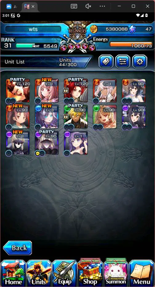 Grand Summoners Accounts GLOBAL|13 Ascend|Summer Miyu,Kirisame,Menas,WH Fen image 6