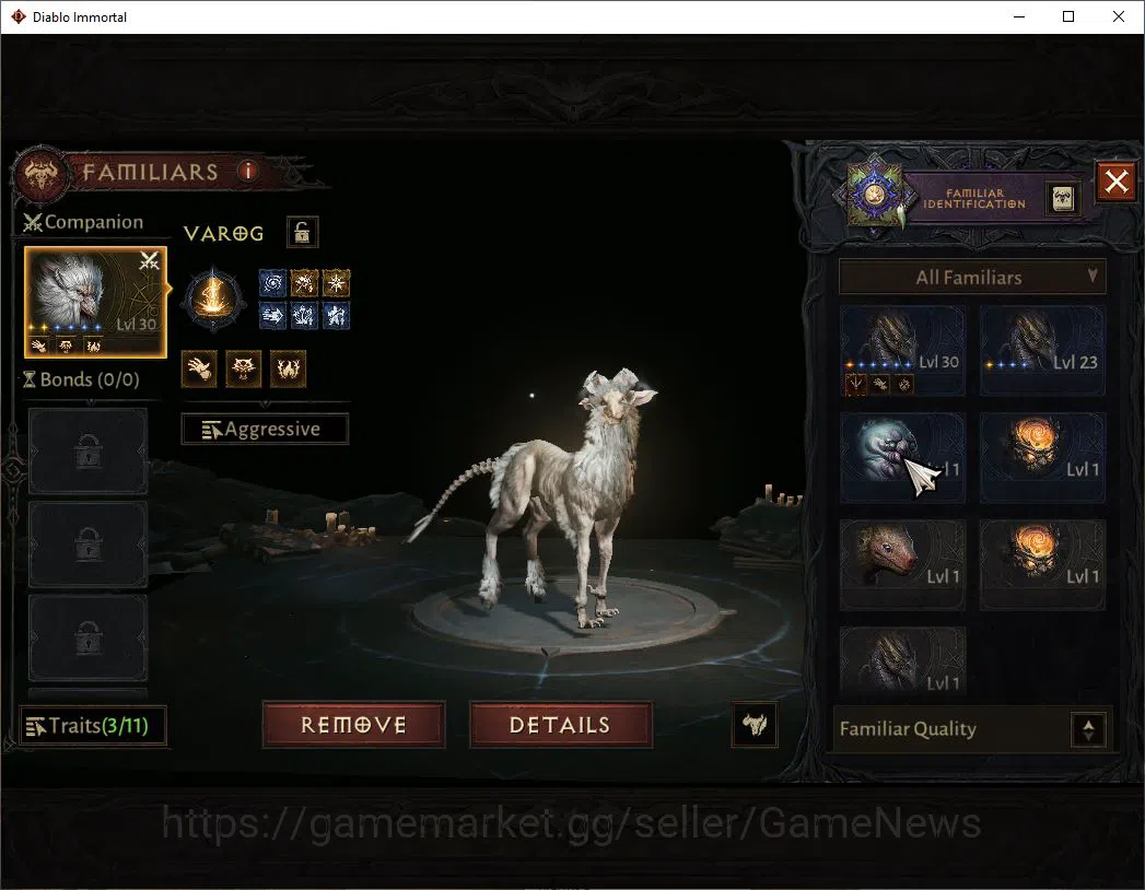 Diablo Immortal Accounts SEA-Izual|Lv60(622)|Tempest|35k Cr|Reso 510|Parago image 11