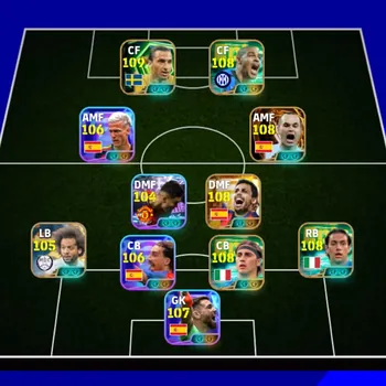 eFootball Accounts High-End Max power 3296 Andrino x Inesta x Ibrahimovic x Yamal x cucurela x rodri x Marcelo