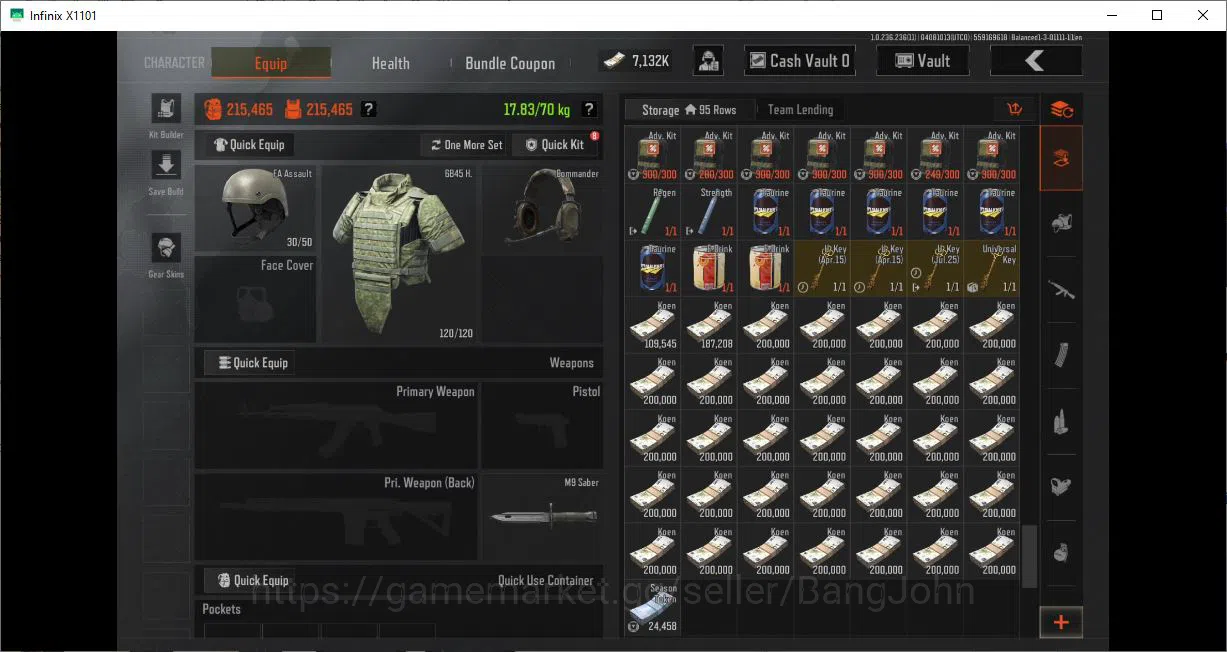 Arena Breakout Accounts Others MOBILE | LVL 30 |SV 9,5 M|CV 7,1 m|more detail cek SS AB116B 4