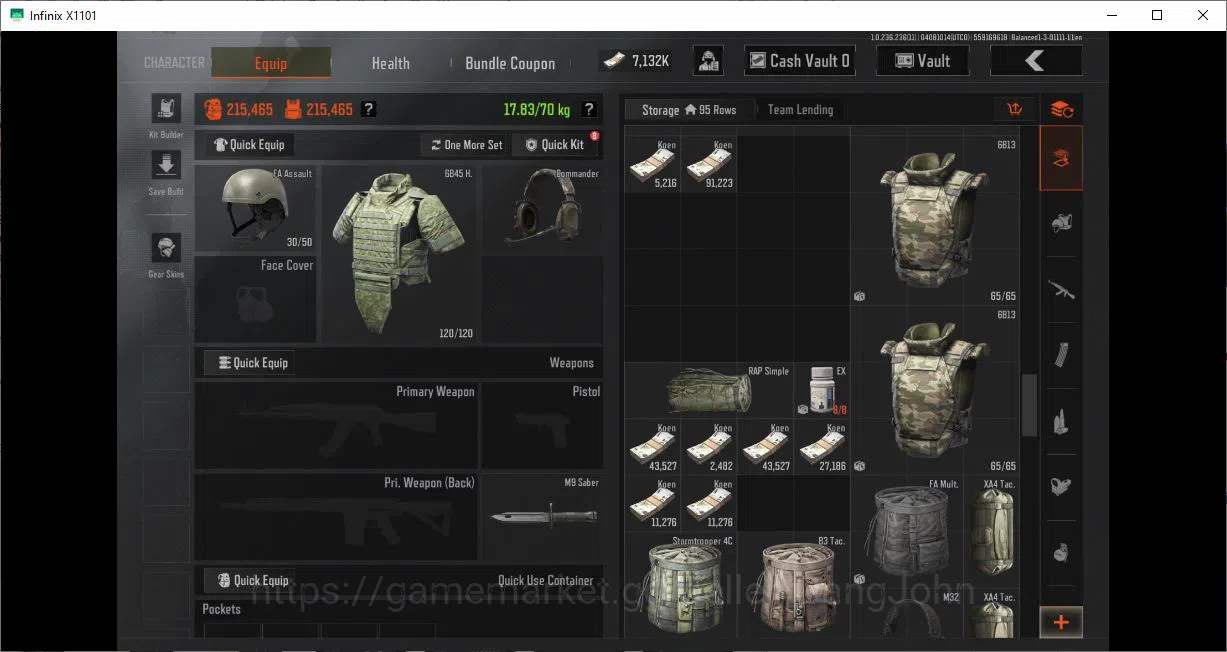Arena Breakout Accounts Others MOBILE | LVL 30 |SV 9,5 M|CV 7,1 m|more detail cek SS AB116B 6