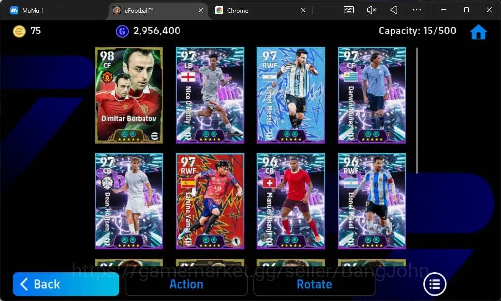 eFootball Accounts Mobile|PW 3161|Epic Berbatov,Gerrard,Diouf,Shevche image 3