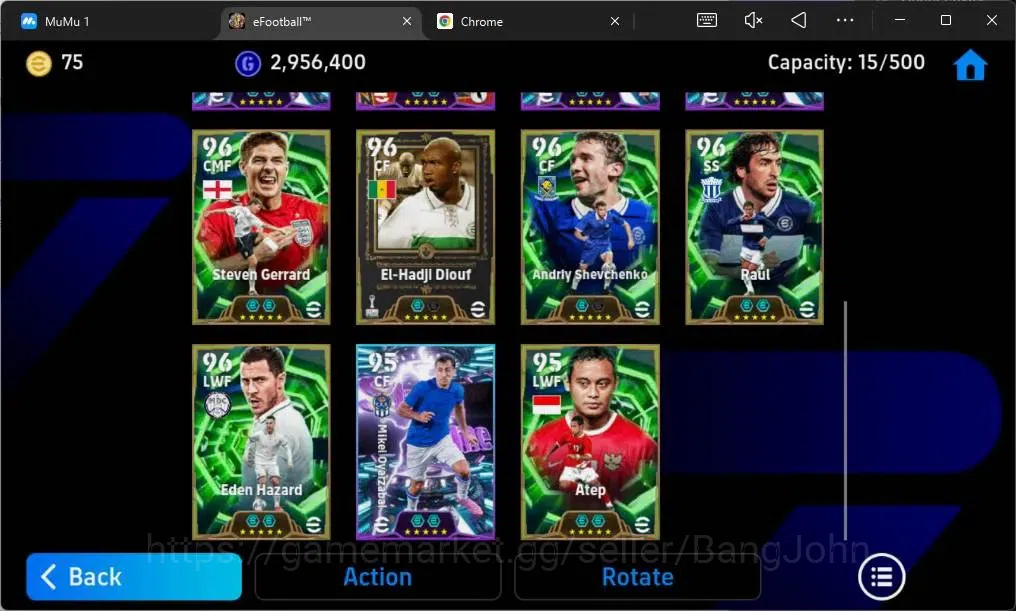 eFootball Accounts Mobile|PW 3161|Epic Berbatov,Gerrard,Diouf,Shevche image 4