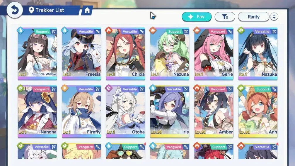 Stella Sora Accounts GLOBAL Lv27|9 SSR 4 Limit (Suntide Willow,Firefly,NazukaT2,Otoha),ChixiaT1,NazunaT1+Disc,Etc|7 SSR 1