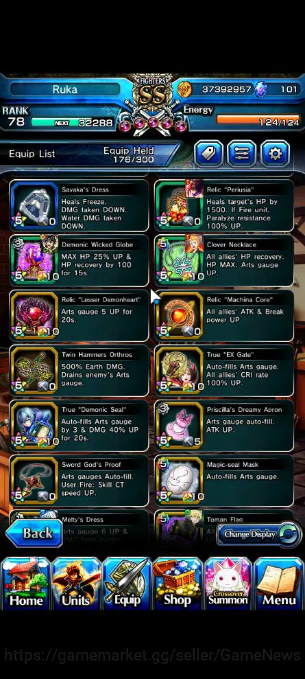 Grand Summoners Accounts Global|Rank 78|Starter|11 Ascend|UP RoyTW,Summer M image 13