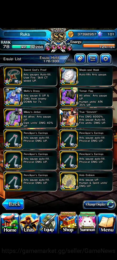 Grand Summoners Accounts Global|Rank 78|Starter|11 Ascend|UP RoyTW,Summer M image 14