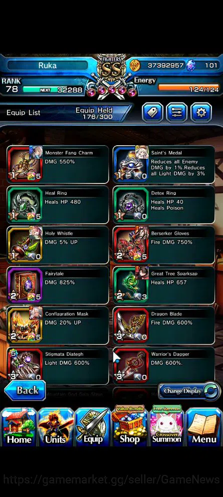 Grand Summoners Accounts Global|Rank 78|Starter|11 Ascend|UP RoyTW,Summer M image 6