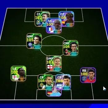 eFootball Accounts Legends & Iconic Players Android|11 Epic L.Matthaus,Chiellini,R.Donadoni,Oliver|14 ShowTime Ousmane