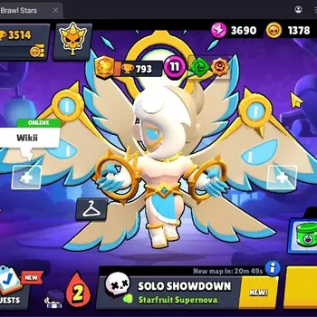 Brawl Stars Accounts Trophy 3514|30 Brawlers|1 Max(MR.P)|Hypercharge Skin(Edgar)|2 Legend,3 Mythic,5 Epic,6S Rare
