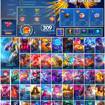 Mobile Legends: Bang Bang Collector #3885 309 Skins | Legend Saber | Collector Dyrot & image 1