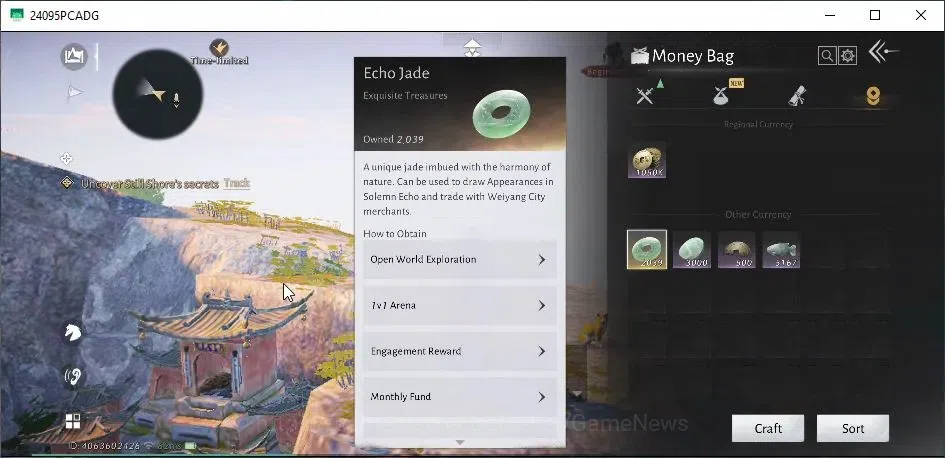Where Winds Meet Accounts GLOBAL | Lv 17 | GS 4213 | 20K Jade | 2 Harmonic C image 13