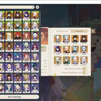 Genshin Impact Accounts Others ASIA|AR 58|12 Limited + 6 (*5Weapon)|Team Eula,Ayaka,Hu