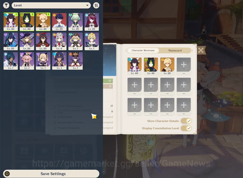 Genshin Impact Accounts ASIA|AR17|Fresh Starter|1Limited+13(*4Character)|C image 13