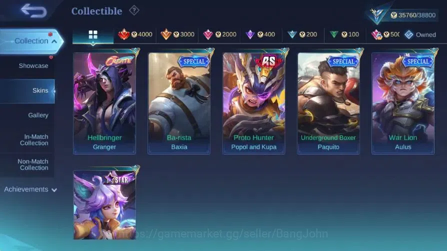 Mobile Legends: Bang Bang Accounts Global|Skin 134|Expert|KOF Karina|PRIME Beatrix|Ch image 6