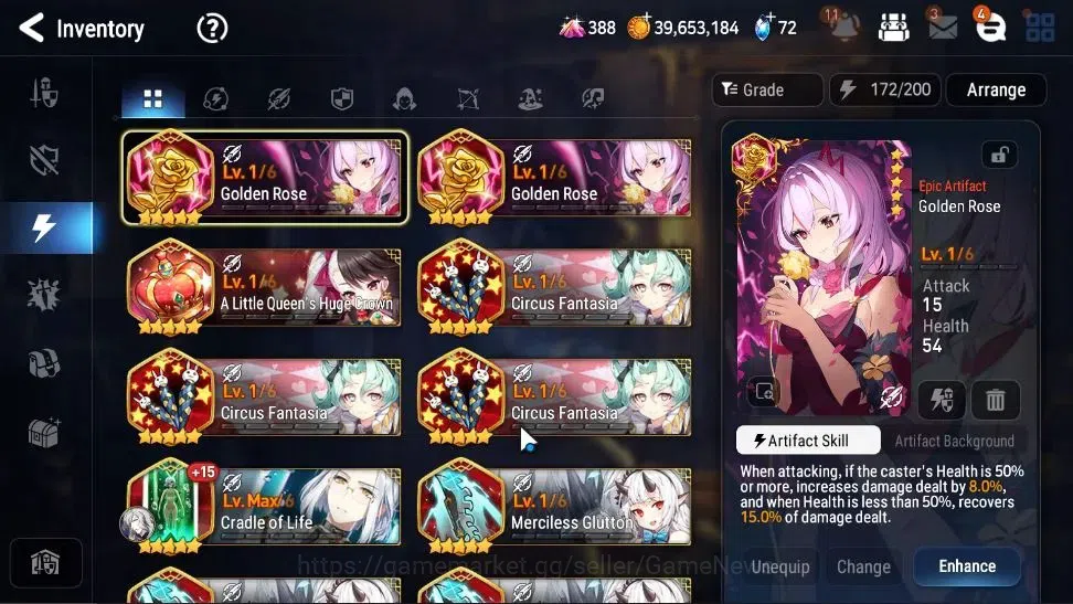 Epic Seven Accounts High-End GLOBAL Verif|14 ML(WOTM Tenebria,LC Bellona,RueleLight,etc)+AB Fumyr,Estelle,Rinak,Etc|Theater 19