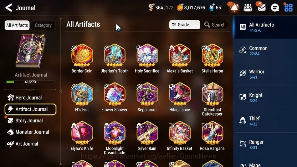 Epic Seven Accounts GLOBAL Unverif|New Era|3 ML(Salome,DB Senya,DLilib image 19