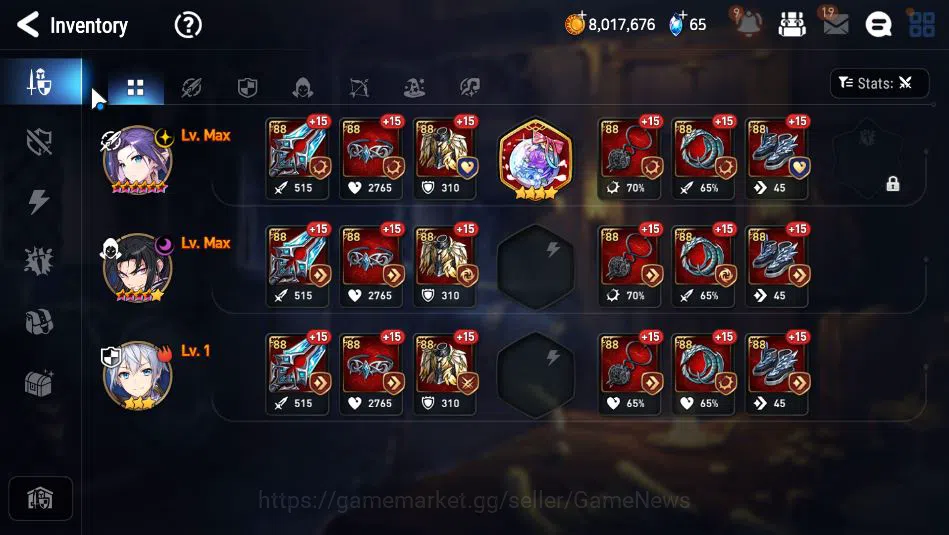 Epic Seven Accounts GLOBAL Unverif|New Era|3 ML(Salome,DB Senya,DLilib image 9