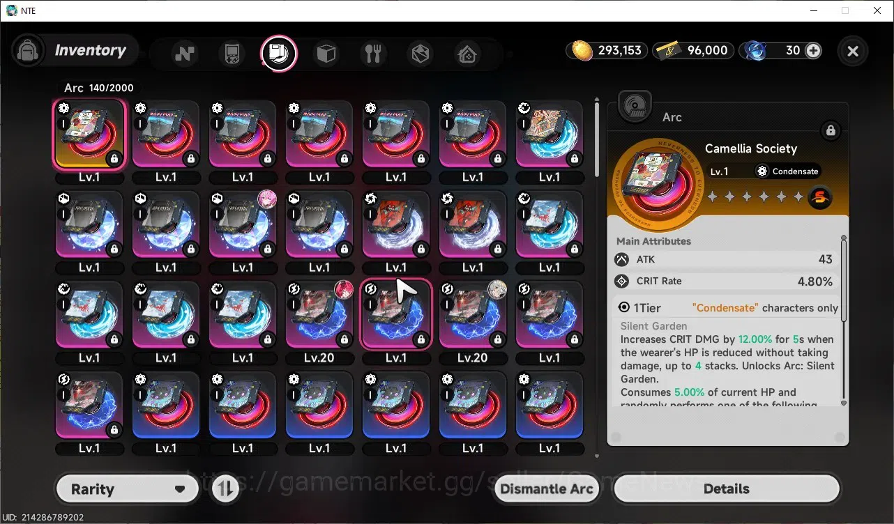 Neverness to Everness Accounts GLOBAL America|HL 7|3 SSR(Lacrimosa,Nanaly,Hathor) image 10