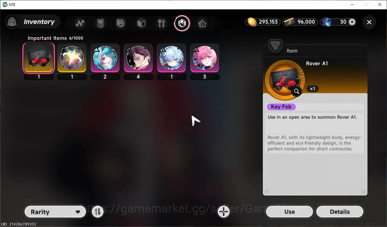 Neverness to Everness Accounts GLOBAL America|HL 7|3 SSR(Lacrimosa,Nanaly,Hathor) image 11
