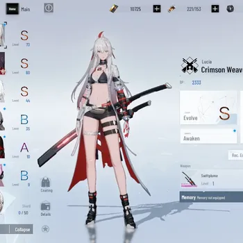 Punishing: Gray Raven Accounts Mid-Game ASIA|Lv 54|10,7k BC +3k YC +10k BlueC|S Lucia Crimson Weave,S Camu,S No 21 Feral|1