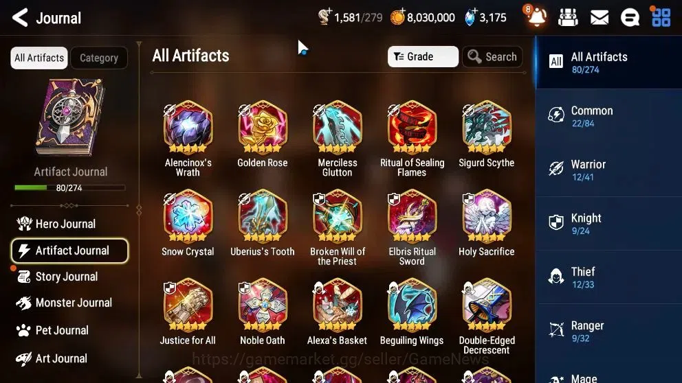 Epic Seven Accounts High-End Global UnVerif|NewEra|13 ML(LOT Scales,RnL,Zio,Belian,BW Iseria,etc)+Estelle,Setsuka,TA 10