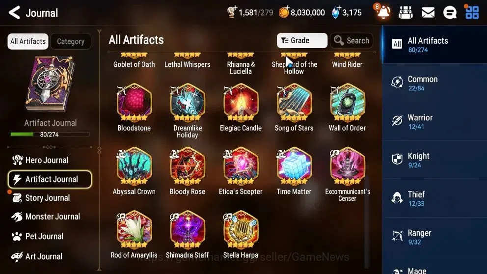 Epic Seven Accounts High-End Global UnVerif|NewEra|13 ML(LOT Scales,RnL,Zio,Belian,BW Iseria,etc)+Estelle,Setsuka,TA 11