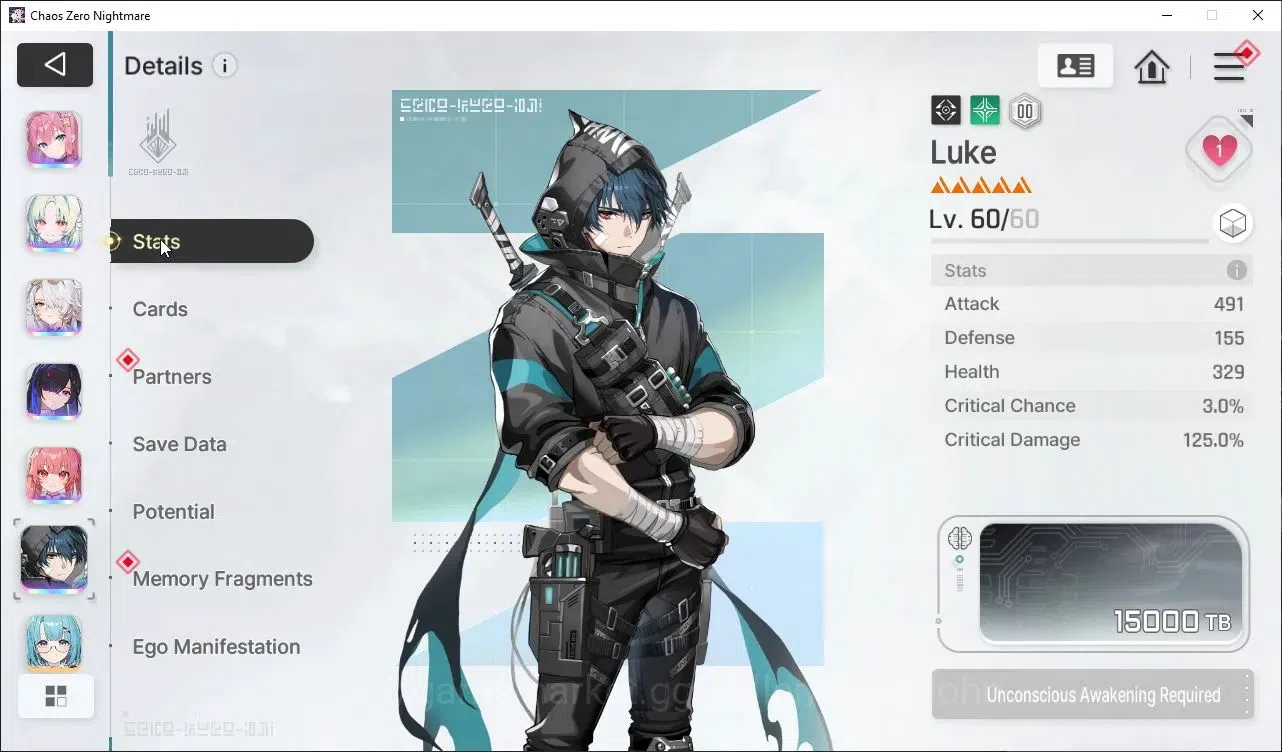 Chaos Zero Nightmare Accounts Global Lv.50| 7 SSR Tenebria, Heidemarie, Yuki, Ch image 11