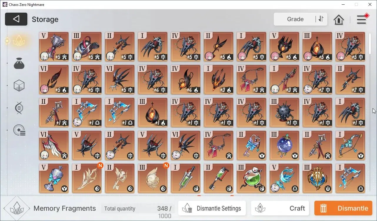 Chaos Zero Nightmare Accounts Global Lv.50| 7 SSR Tenebria, Heidemarie, Yuki, Ch image 14
