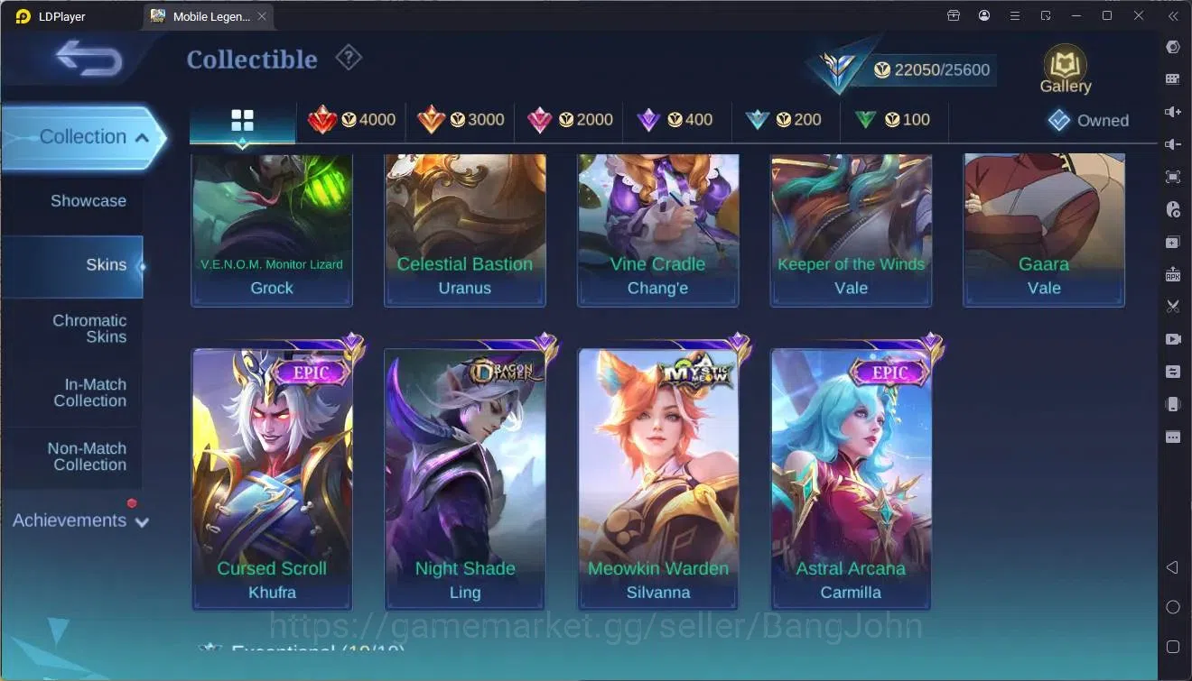 Mobile Legends: Bang Bang Accounts Global|Hero 74|Skin 99|Expert|CC Natalia|Naruto Va image 10