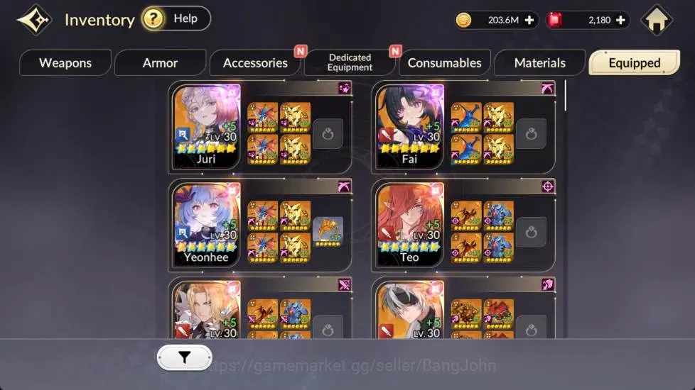 Seven Knights Re:Birth Accounts Global |Elena's Blessing Unlimited,JuriTC3,Fai|22 image 12