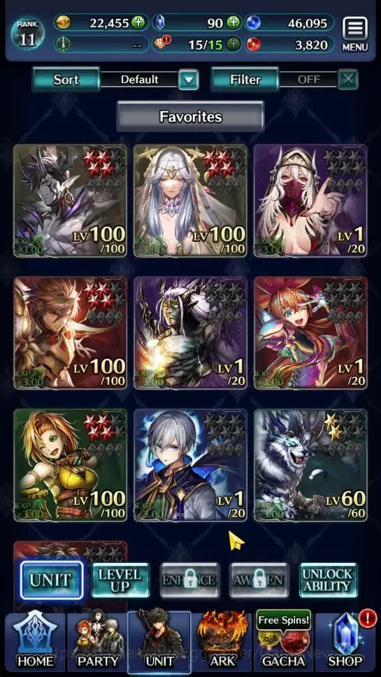 Last Cloudia Accounts GLOBAL|Rank 11|Top Tier Unit [Demon Lord Judecca-S image 1