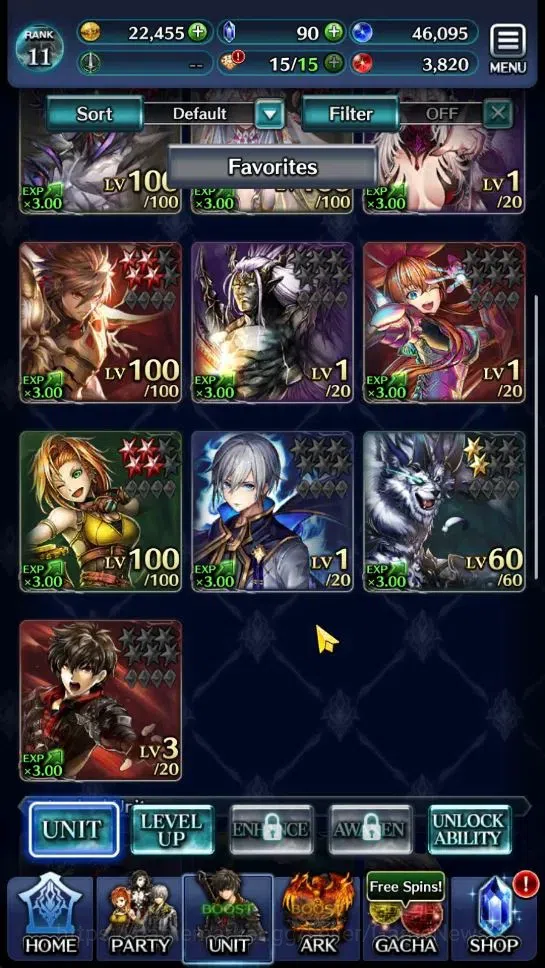 Last Cloudia Accounts GLOBAL|Rank 11|Top Tier Unit [Demon Lord Judecca-S image 2