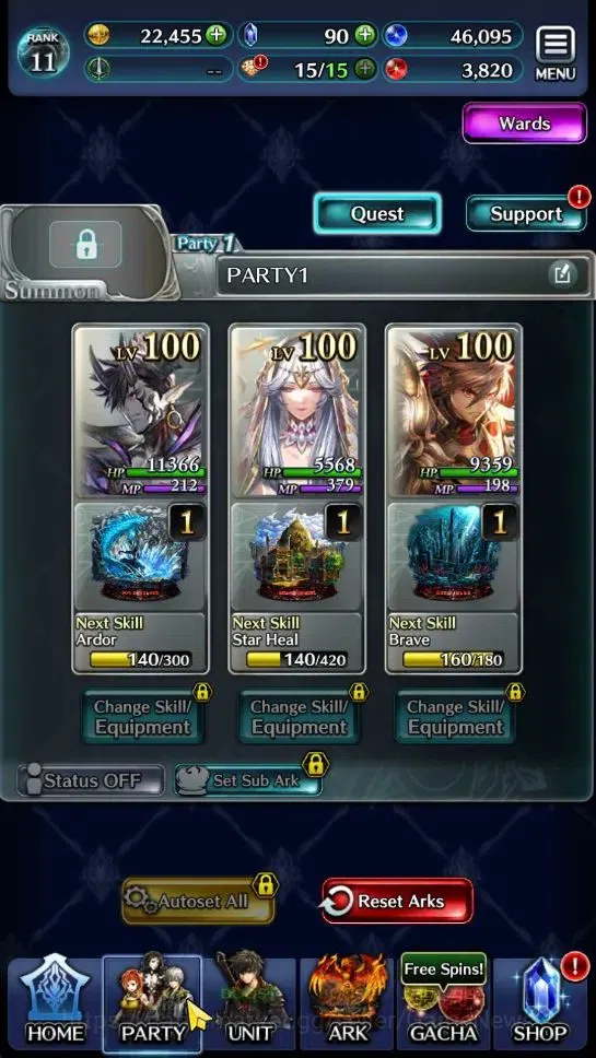 Last Cloudia Accounts GLOBAL|Rank 11|Top Tier Unit [Demon Lord Judecca-S image 7