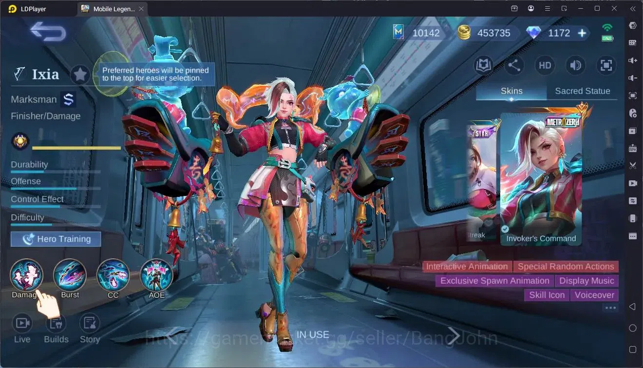 Mobile Legends: Bang Bang Accounts Global|Hero 132 Skin 446|Mega|Legend Layla,Lunox,M image 10