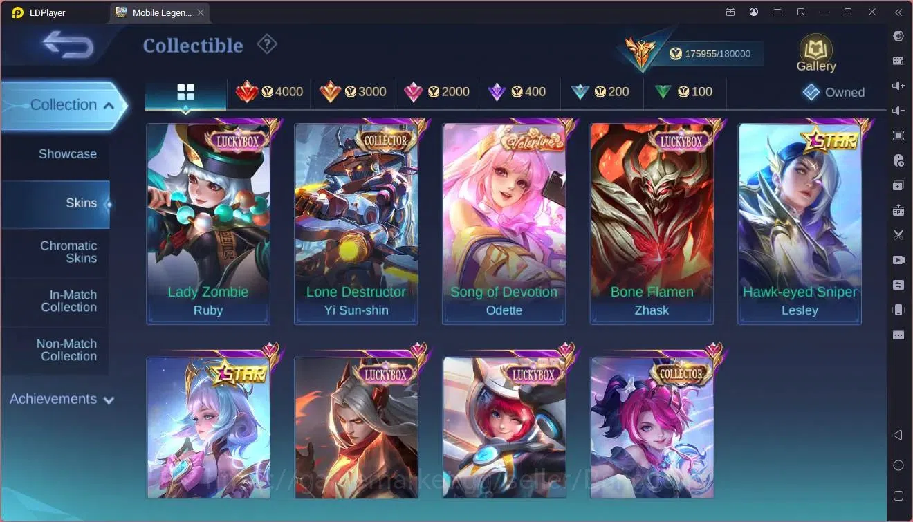 Mobile Legends: Bang Bang Accounts Global|Hero 132 Skin 446|Mega|Legend Layla,Lunox,M image 3