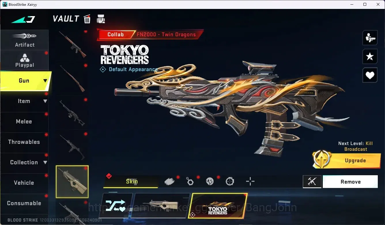 Blood Strike Accounts ASIA|1 Eternal Gun Desert Eagle|5 Collab Gun[7DS/T image 15