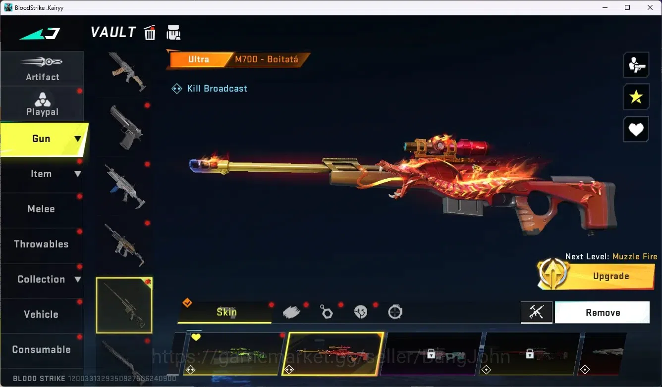Blood Strike Accounts ASIA|1 Eternal Gun Desert Eagle|5 Collab Gun[7DS/T image 8