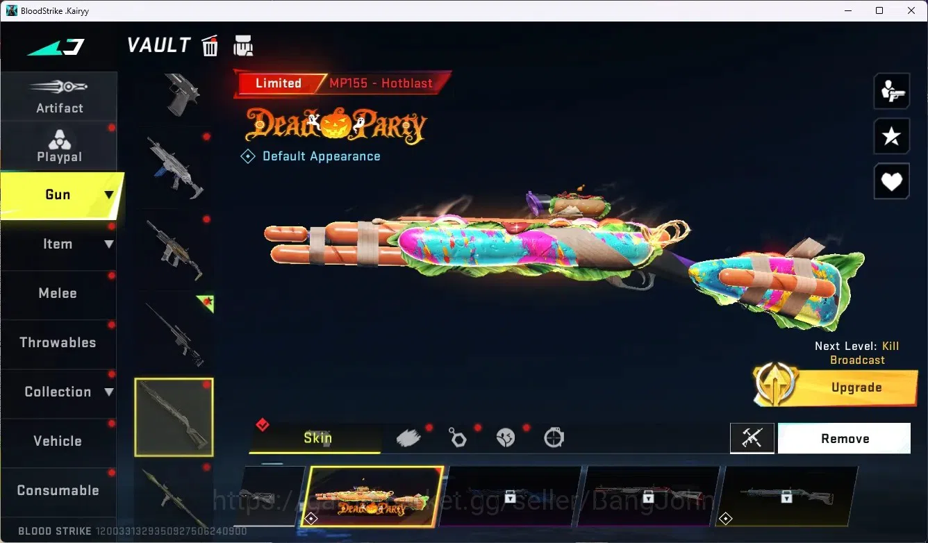 Blood Strike Accounts ASIA|1 Eternal Gun Desert Eagle|5 Collab Gun[7DS/T image 9
