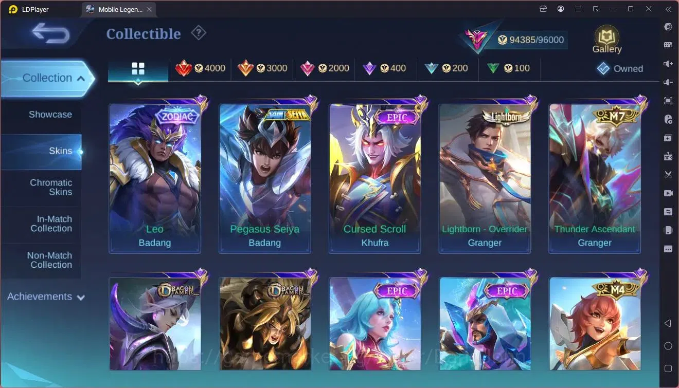 Mobile Legends: Bang Bang Accounts Global|Hero 132|Skin 377|Exalted|Legend Franco|Pri image 18