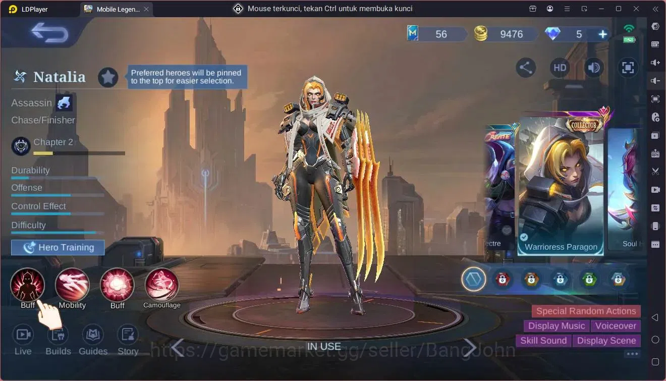 Mobile Legends: Bang Bang Accounts Global|Hero 76|Skin 119|Expert|Prime Granger|CC Na image 7
