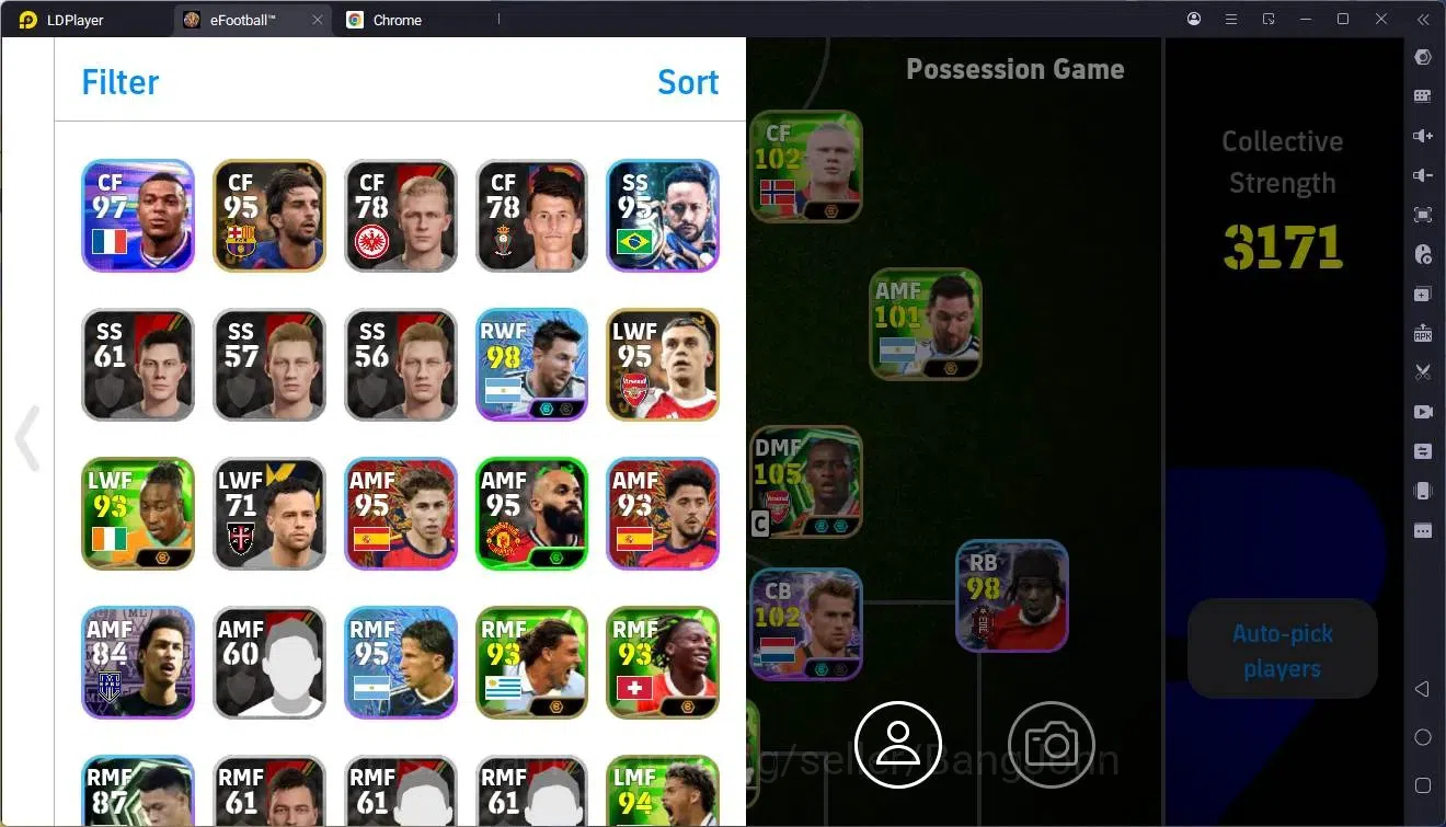 eFootball Accounts Mobile |PW 3171|Bigtime Kvaratskhella|Epic Vieira, image 2