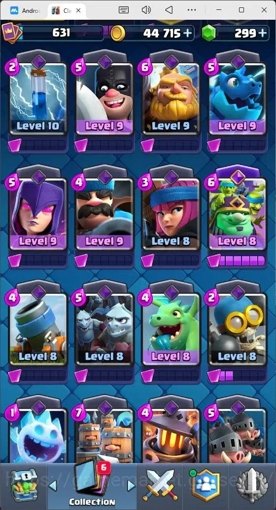 Clash Royale Accounts Mobile |Lv 631|Trophy 4912|Arena 14|1 Champ|5 EVO  image 5