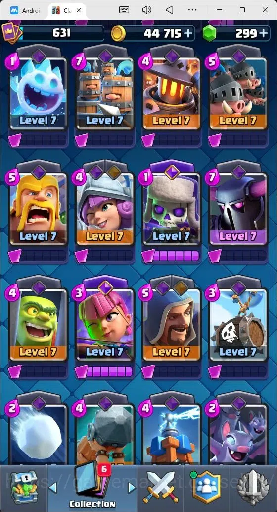 Clash Royale Accounts Mobile |Lv 631|Trophy 4912|Arena 14|1 Champ|5 EVO  image 6