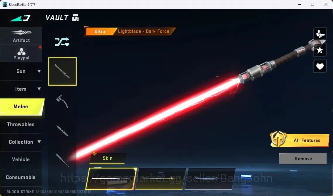 Blood Strike Accounts ASIA | 1 ETERNAL: KAG-6 - Dynamite|4 ULTRA MELEE|5 image 9